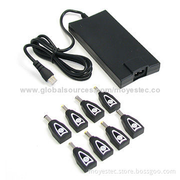90W Universal AC Adapter with 15 to 24V Auto-switch O/P, 17mm Super Thin Housing
